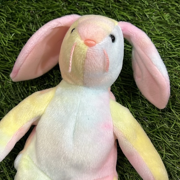 Ty Beanie Babies Hippie the Tie Dye Bunny Plush - Picture 2 of 5